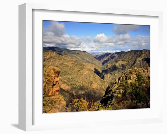 Black Canyon of the Gunnison National Monument on the Gunnison River From Near East Portal, CO-Bernard Friel-Framed Photographic Print