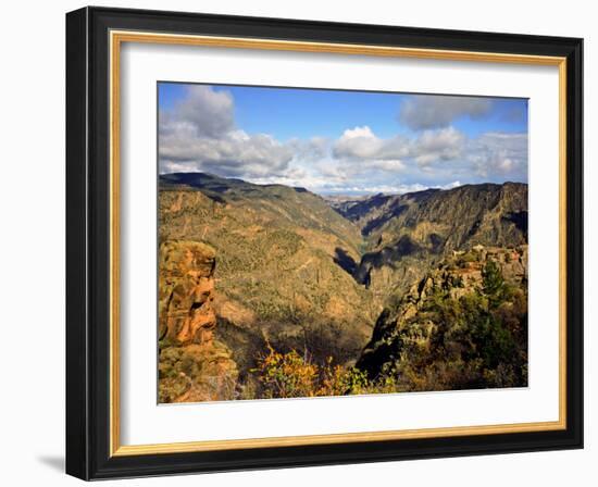 Black Canyon of the Gunnison National Monument on the Gunnison River From Near East Portal, CO-Bernard Friel-Framed Photographic Print