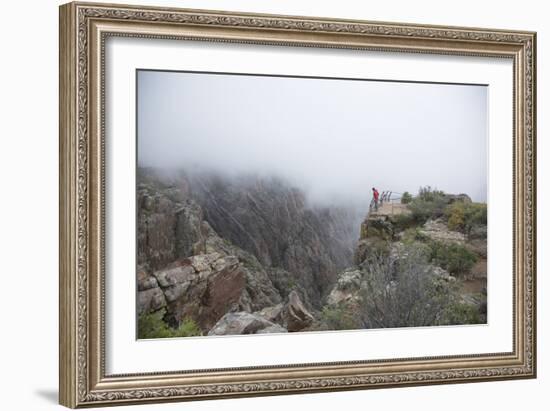 Black Canyon Of The Gunnison River National Park In Southwestern Colorado. (Cross Fissures View)-Justin Bailie-Framed Photographic Print