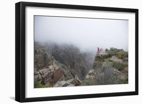 Black Canyon Of The Gunnison River National Park In Southwestern Colorado. (Cross Fissures View)-Justin Bailie-Framed Photographic Print