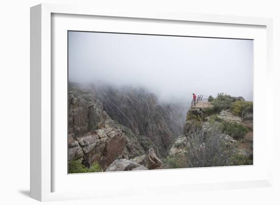 Black Canyon Of The Gunnison River National Park In Southwestern Colorado. (Cross Fissures View)-Justin Bailie-Framed Photographic Print