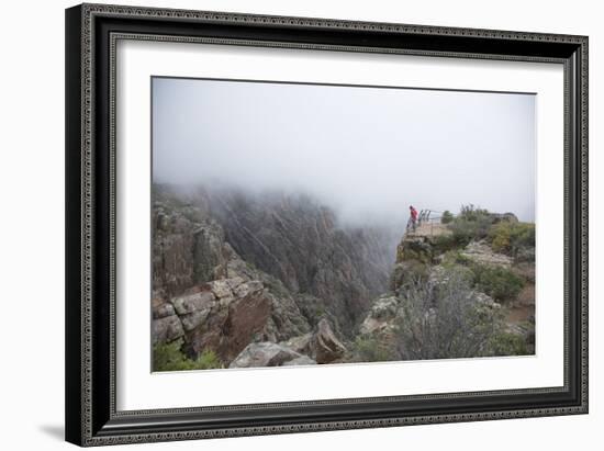 Black Canyon Of The Gunnison River National Park In Southwestern Colorado. (Cross Fissures View)-Justin Bailie-Framed Photographic Print