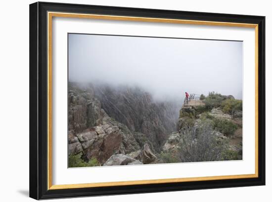 Black Canyon Of The Gunnison River National Park In Southwestern Colorado. (Cross Fissures View)-Justin Bailie-Framed Photographic Print