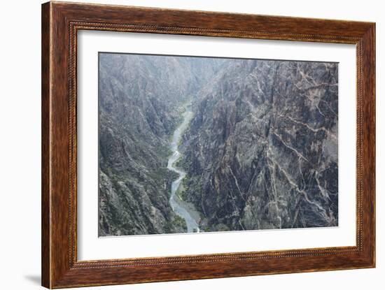 Black Canyon Of The Gunnison River National Park In Southwestern Colorado. (Painted Wall Overlook)-Justin Bailie-Framed Photographic Print