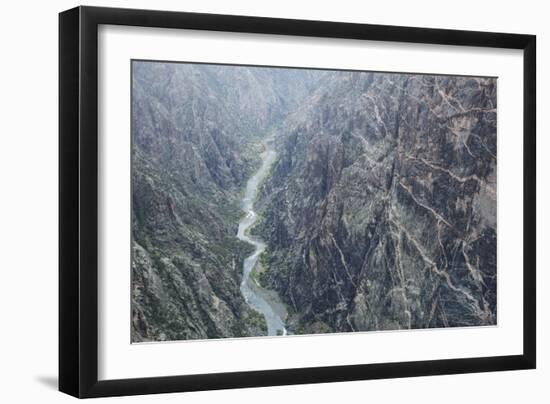 Black Canyon Of The Gunnison River National Park In Southwestern Colorado. (Painted Wall Overlook)-Justin Bailie-Framed Photographic Print