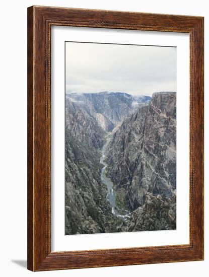 Black Canyon Of The Gunnison River National Park In Southwestern Colorado. (Painted Wall Overlook)-Justin Bailie-Framed Photographic Print