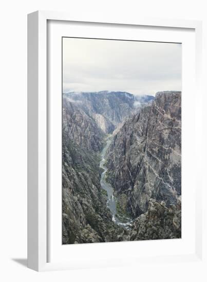 Black Canyon Of The Gunnison River National Park In Southwestern Colorado. (Painted Wall Overlook)-Justin Bailie-Framed Photographic Print