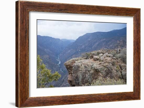 Black Canyon Of The Gunnison River National Park In Southwestern Colorado-Justin Bailie-Framed Photographic Print