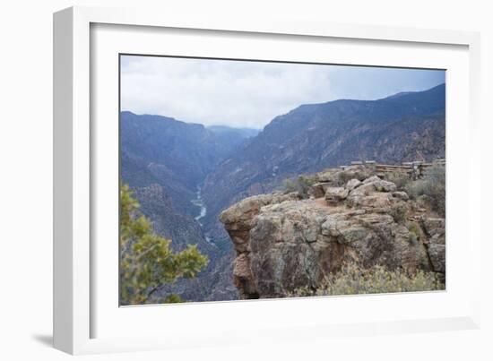 Black Canyon Of The Gunnison River National Park In Southwestern Colorado-Justin Bailie-Framed Photographic Print