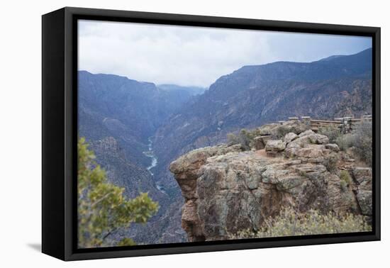 Black Canyon Of The Gunnison River National Park In Southwestern Colorado-Justin Bailie-Framed Premier Image Canvas