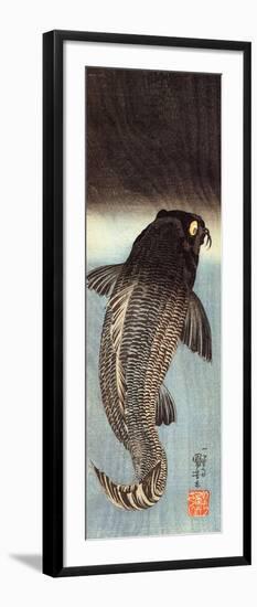 Black Carp-Kuniyoshi Utagawa-Framed Giclee Print