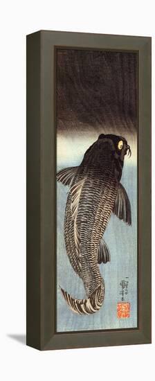 Black Carp-Kuniyoshi Utagawa-Framed Premier Image Canvas