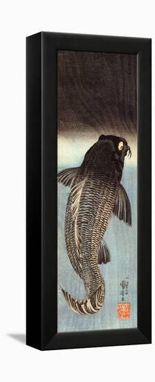 Black Carp-Kuniyoshi Utagawa-Framed Premier Image Canvas