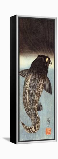 Black Carp-Kuniyoshi Utagawa-Framed Premier Image Canvas