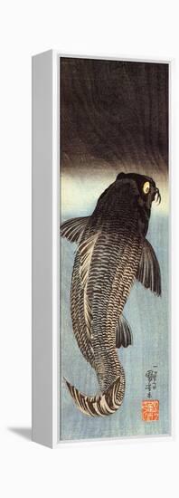 Black Carp-Kuniyoshi Utagawa-Framed Premier Image Canvas