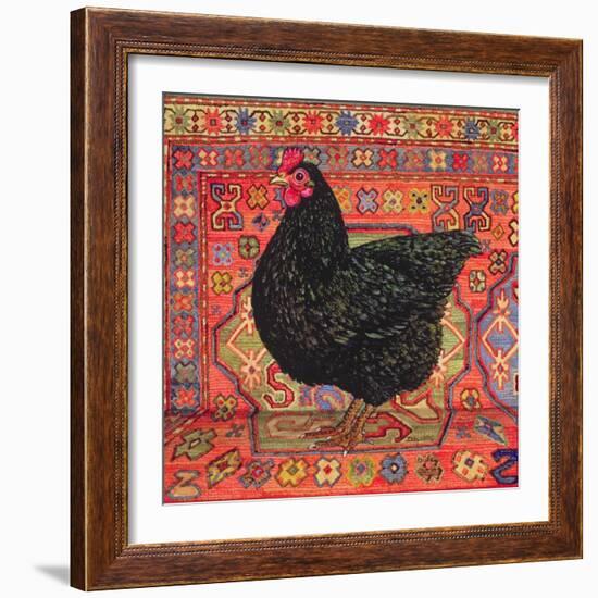 Black Carpet Chicken, 1995-Ditz-Framed Giclee Print