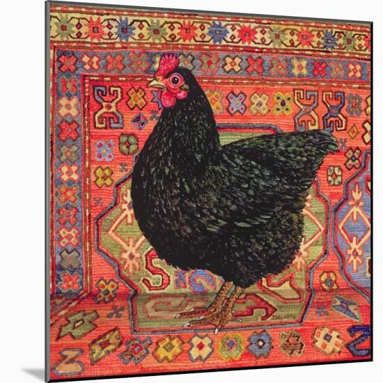 Black Carpet Chicken, 1995-Ditz-Mounted Giclee Print