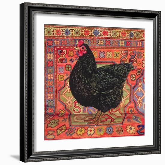 Black Carpet Chicken, 1995-Ditz-Framed Giclee Print