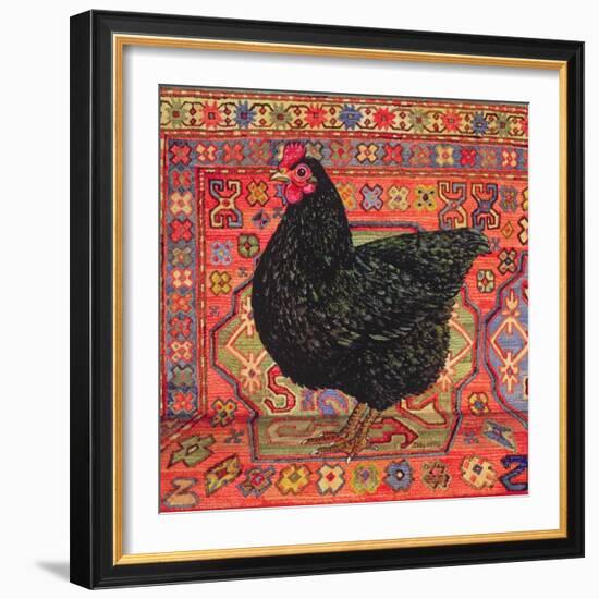 Black Carpet Chicken, 1995-Ditz-Framed Giclee Print