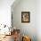 Black Cat Bath-sylvia pimental-Framed Stretched Canvas displayed on a wall