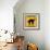 Black Cat Crossing-Tina Lavoie-Framed Giclee Print displayed on a wall