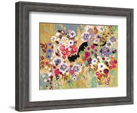 Black Cat Garden-Natasha Wescoat-Framed Giclee Print
