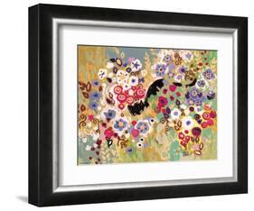 Black Cat Garden-Natasha Wescoat-Framed Giclee Print