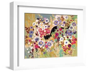 Black Cat Garden-Natasha Wescoat-Framed Giclee Print