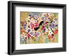 Black Cat Garden-Natasha Wescoat-Framed Giclee Print