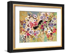 Black Cat Garden-Natasha Wescoat-Framed Giclee Print