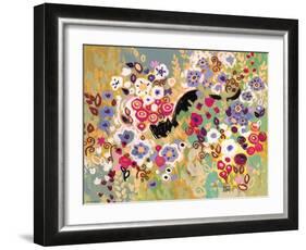 Black Cat Garden-Natasha Wescoat-Framed Giclee Print