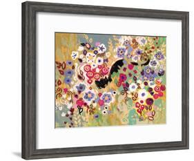 Black Cat Garden-Natasha Wescoat-Framed Giclee Print