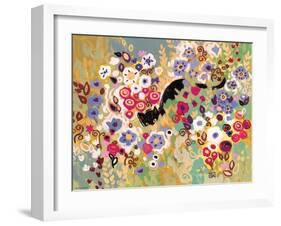 Black Cat Garden-Natasha Wescoat-Framed Giclee Print