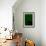 Black Cat in Green-Ikuko Kowada-Framed Giclee Print displayed on a wall