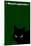 Black Cat in Green-Ikuko Kowada-Mounted Giclee Print