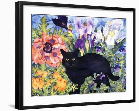 Black Cat Magic-Carissa Luminess-Framed Giclee Print