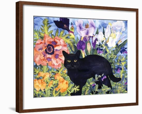 Black Cat Magic-Carissa Luminess-Framed Giclee Print