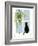Black Cat on a Window Sill-Crockett Collection-Framed Giclee Print