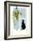 Black Cat on a Window Sill-Crockett Collection-Framed Giclee Print