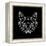 Black Cat Polygon-Lisa Kroll-Framed Stretched Canvas
