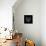 Black Cat Polygon-Lisa Kroll-Framed Stretched Canvas displayed on a wall