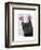 Black Cat Valentines-Fab Funky-Framed Art Print