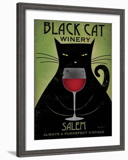 Black Cat Winery Salem-Ryan Fowler-Framed Art Print