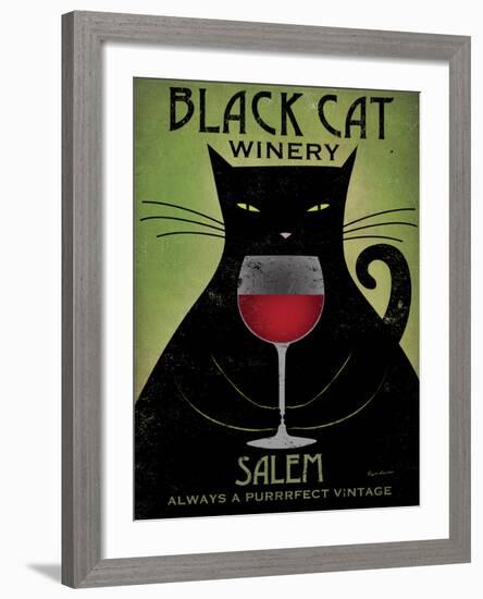 Black Cat Winery Salem-Ryan Fowler-Framed Art Print