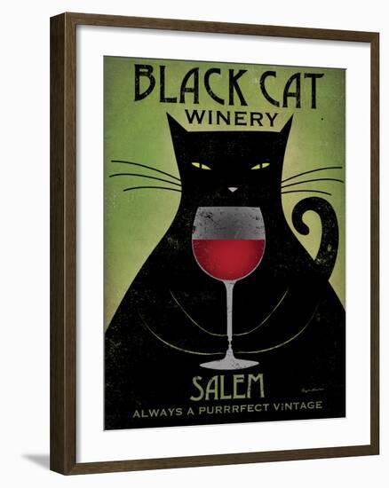 Black Cat Winery Salem-Ryan Fowler-Framed Art Print