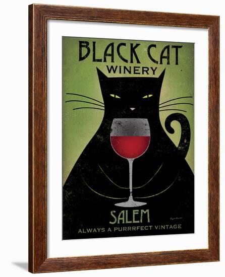 Black Cat Winery Salem-Ryan Fowler-Framed Art Print