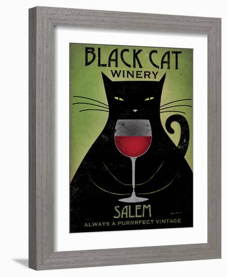 Black Cat Winery Salem-Ryan Fowler-Framed Art Print