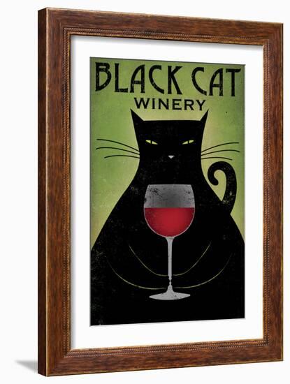 Black Cat Winery-Ryan Fowler-Framed Art Print