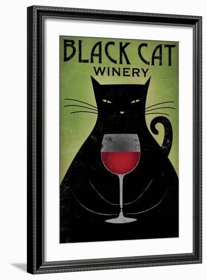 Black Cat Winery-Ryan Fowler-Framed Art Print