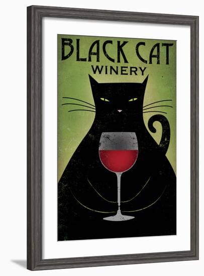 Black Cat Winery-Ryan Fowler-Framed Art Print